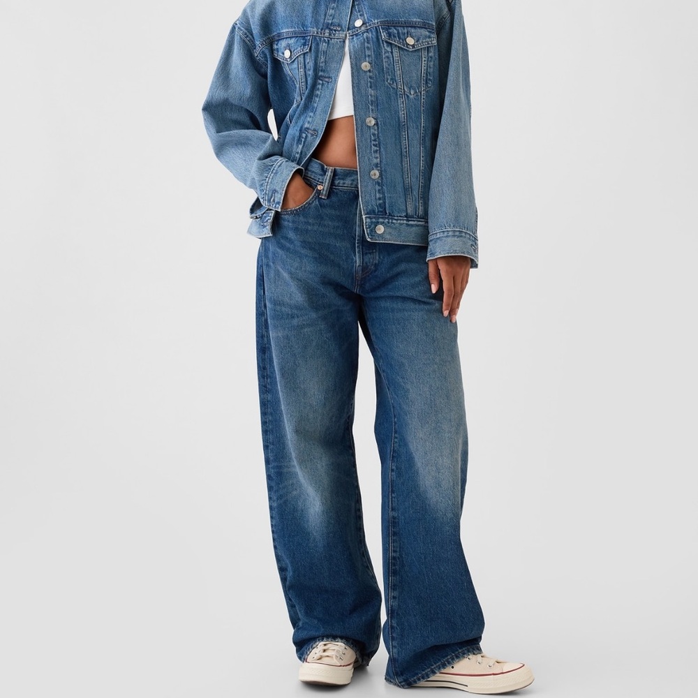 GAP 90s Loose Jeans in Dark Blue / Unisex / Size Womens 26 Mens 29 NEW